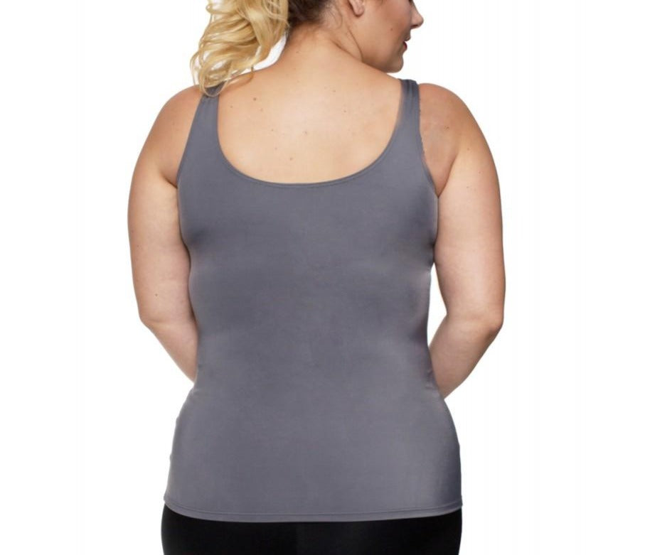 InstantFigure Curvy Plus Size Activewear Scoop Neck Tank Top WA40021C InstantFigure INC