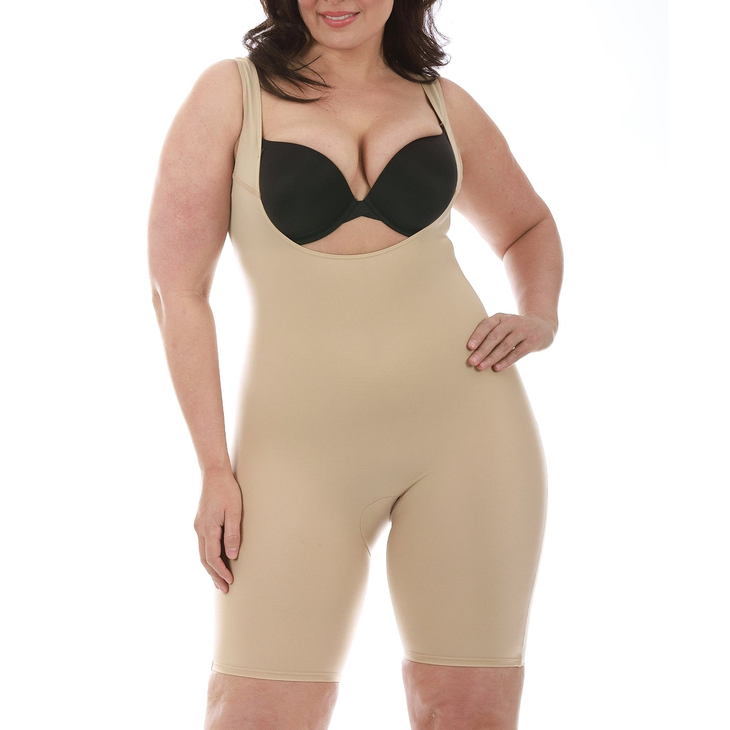 InstantFigure Underbust Bodyshorts Plus Size Shapewear WB40161C InstantFigure INC