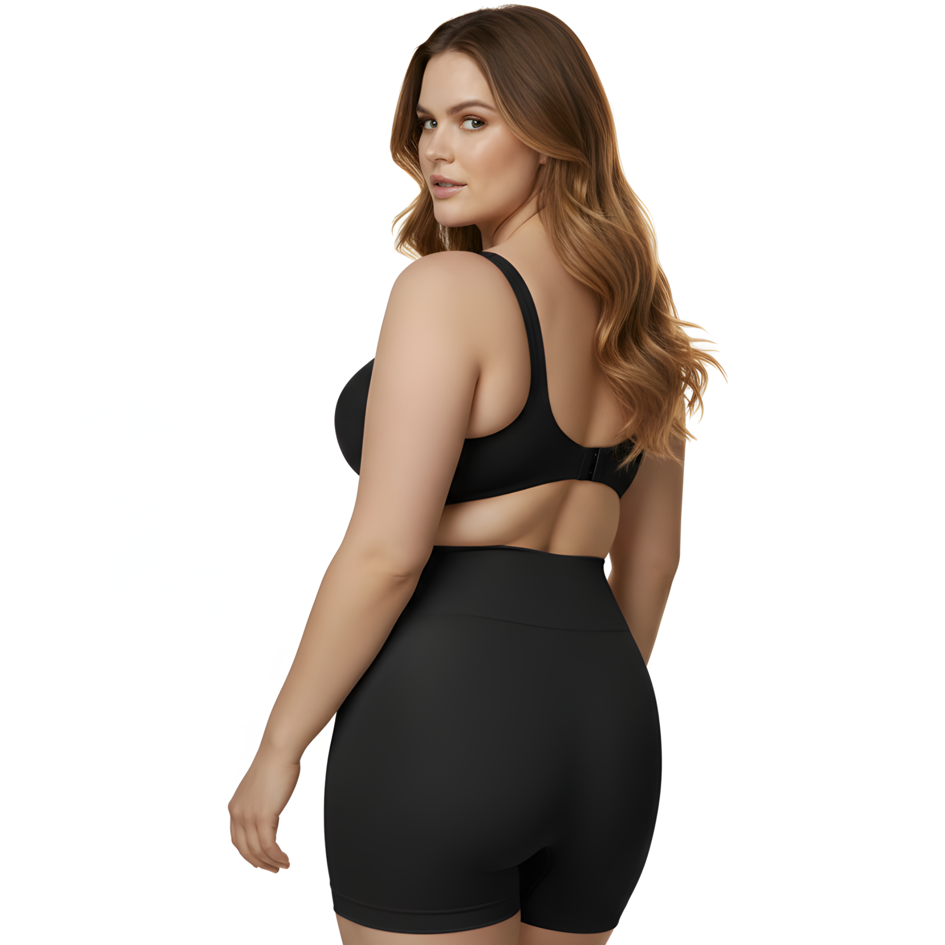 InstantFigure Hi-Waist Compression Boy Shorts WBSH010 InstantFigure INC