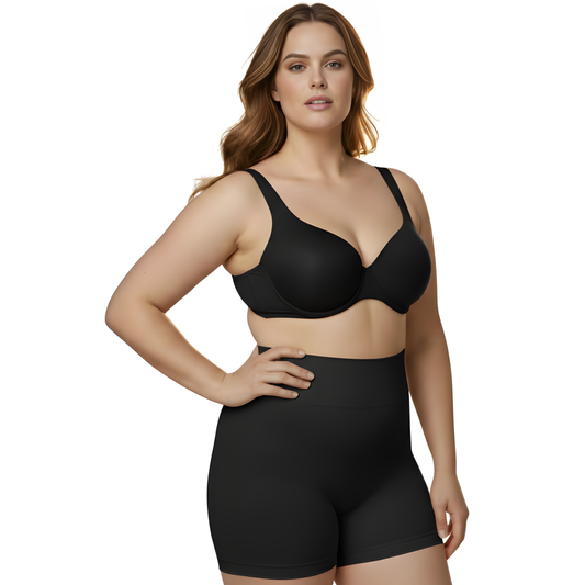 InstantFigure Plus Size Hi-Waist Boy Shorts WBSH010C InstantFigure INC