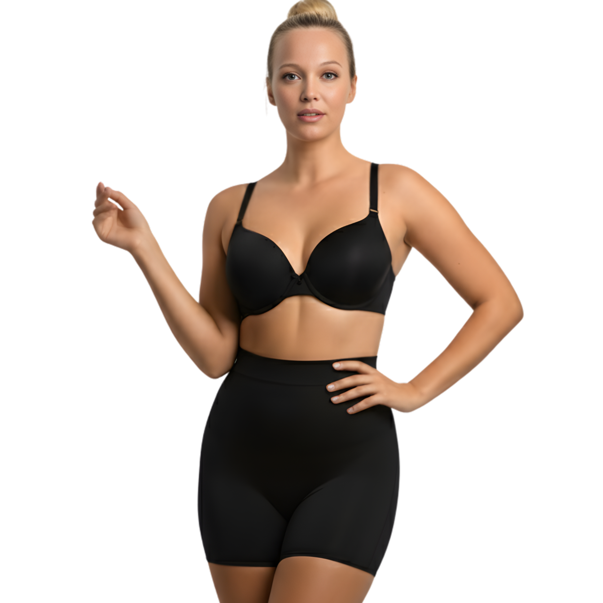 InstantFigure Hi-Waist Compression Boy Shorts WBSH010 InstantFigure INC