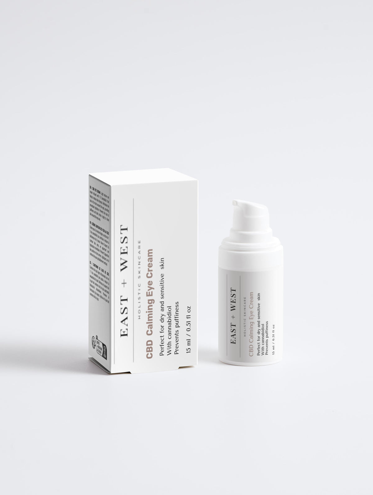 CBD Calming Eye Cream (puffiness/dark circles) *organic East + West Holistic Skin Care