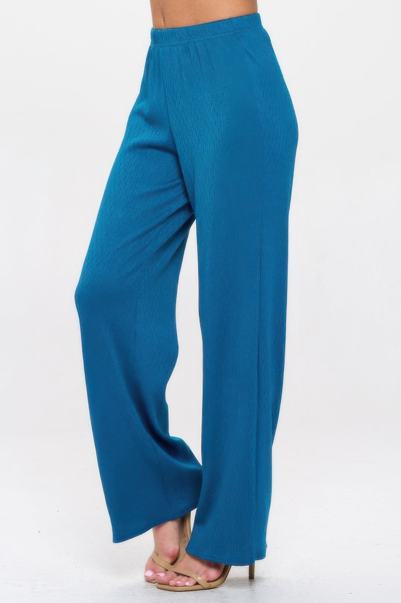 Cotton Acetate Flared Pants