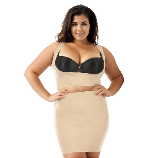 InstantFigure Plus Size Shapewear Slip Skirt WS40141C InstantFigure INC