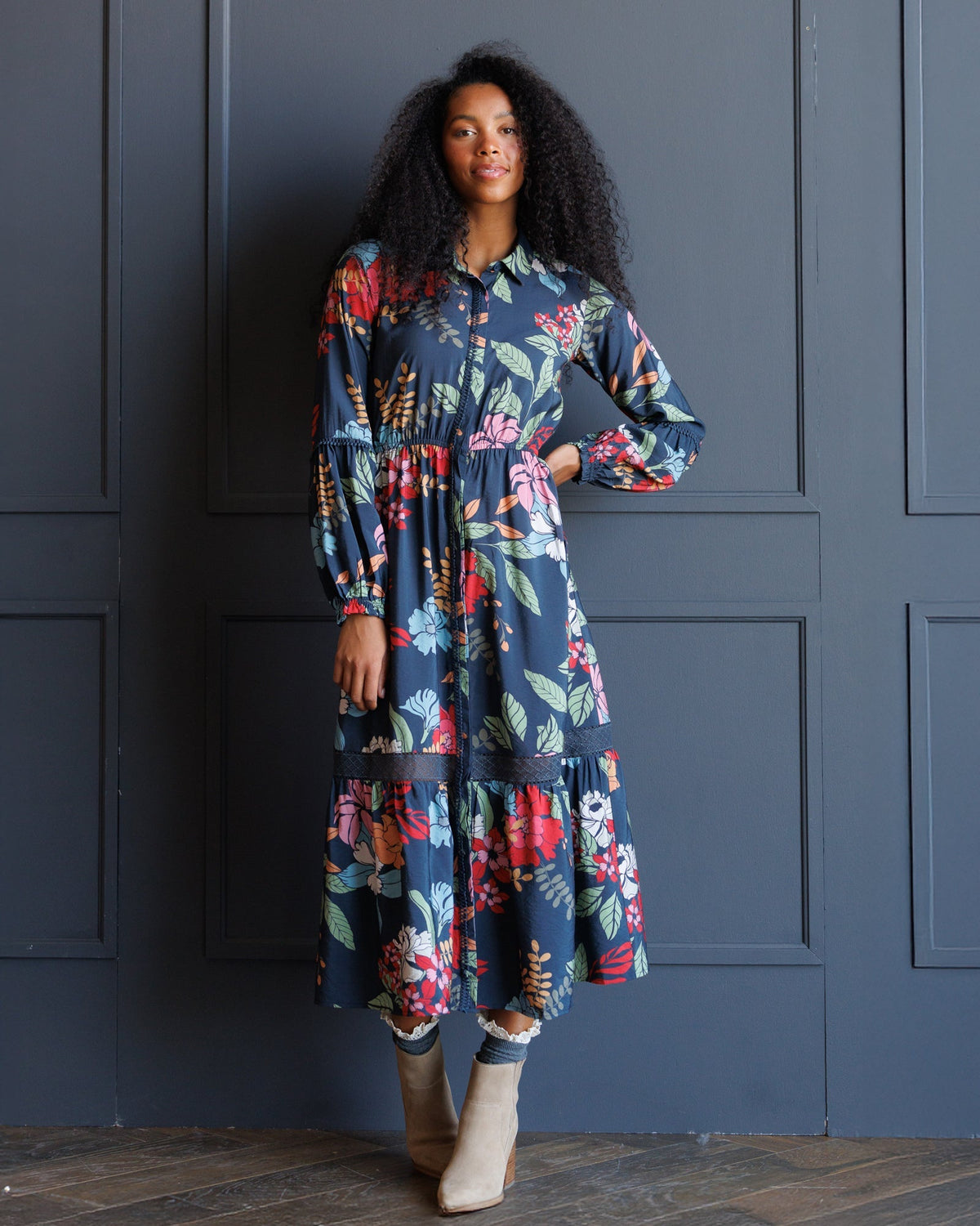 Wheatland Maxi Dress Downeast