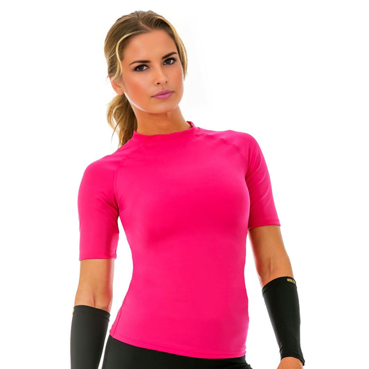 InstantFigure Activewear Compression Short Sleeve Top AWT025 InstantFigure INC