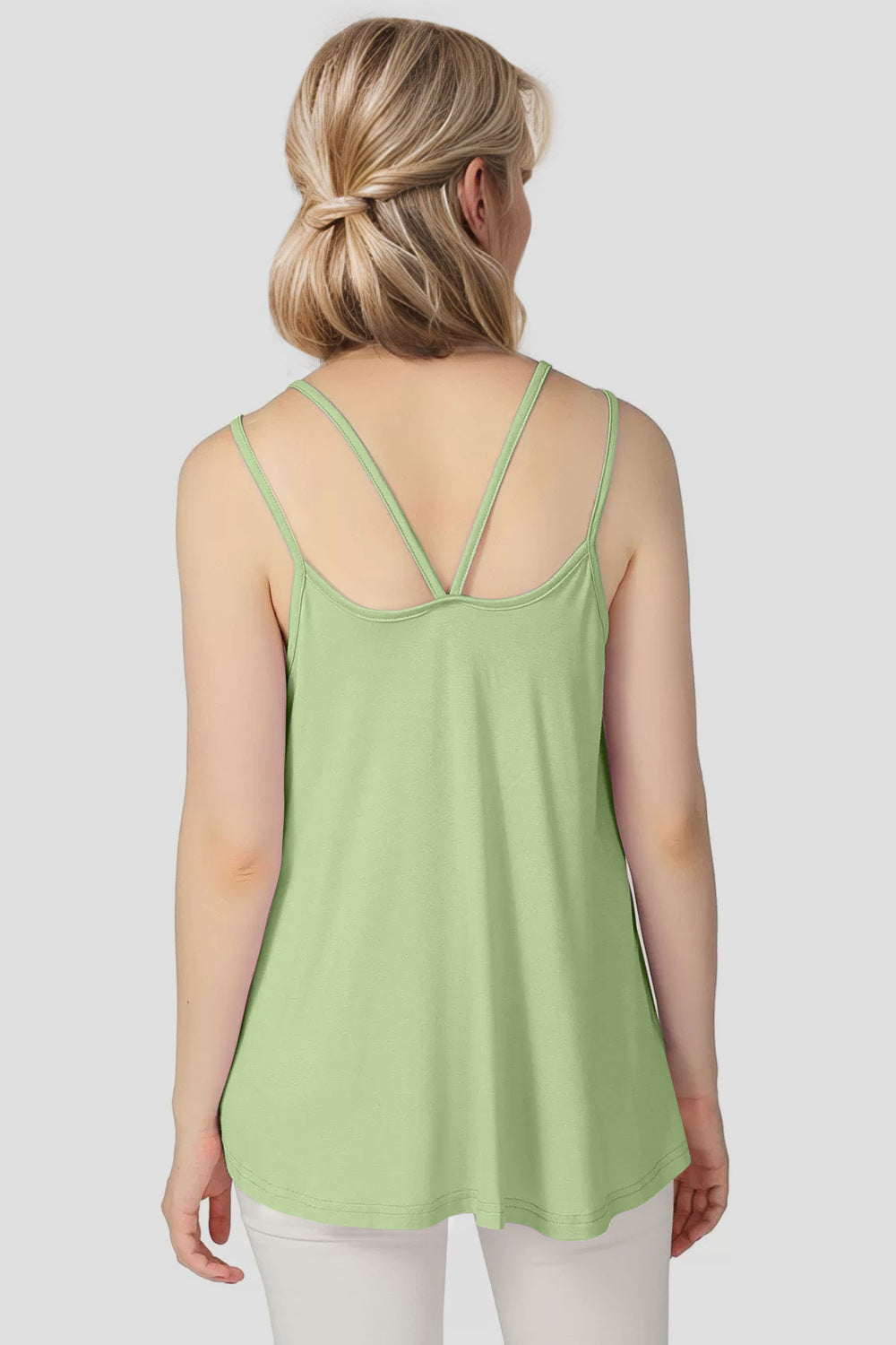 Basic Bae Bamboo Scoop Neck Double Spaghetti Straps Cami ShopBasicbae