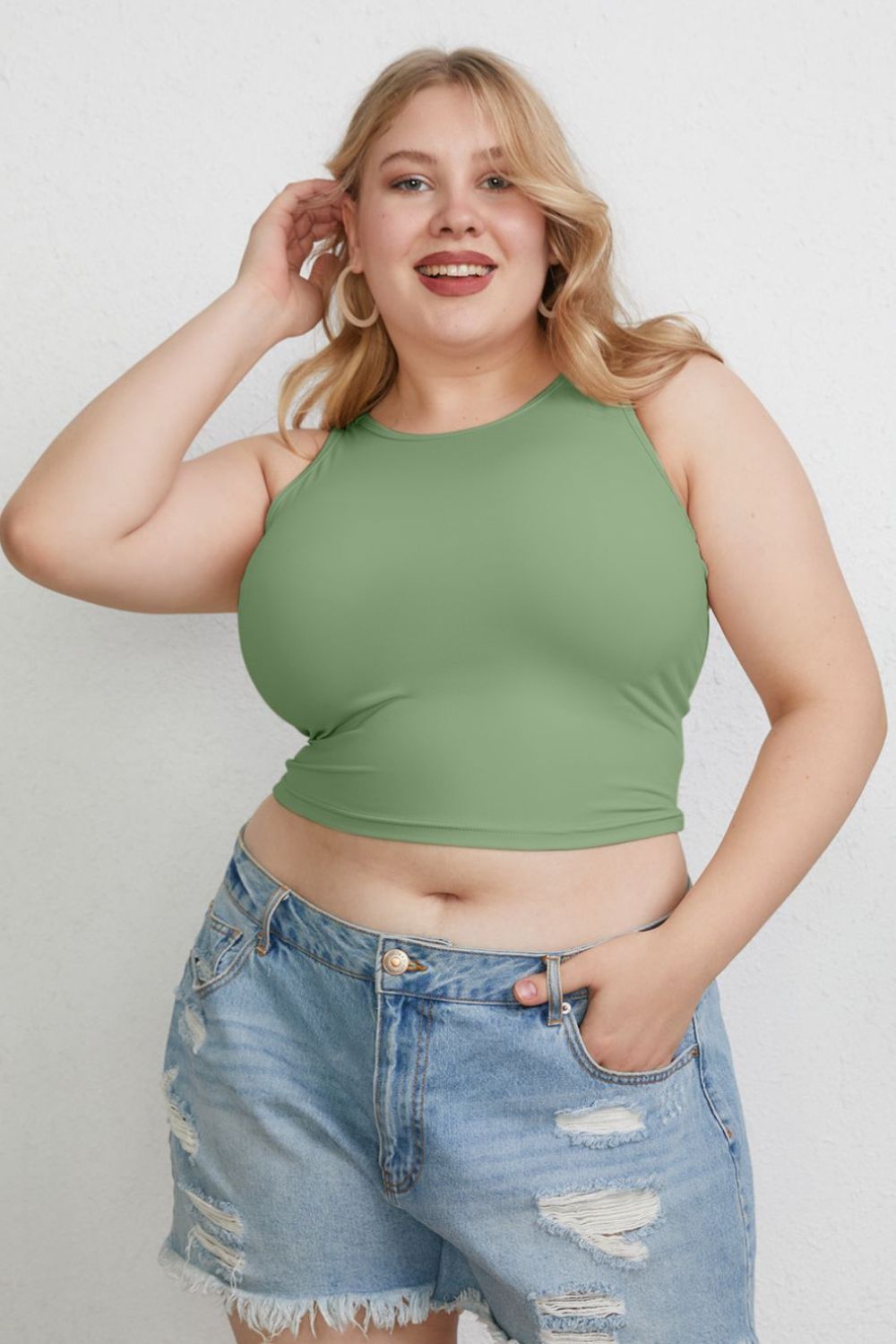 Basic Bae Full Size Round Neck Slim Tank ShopBasicbae
