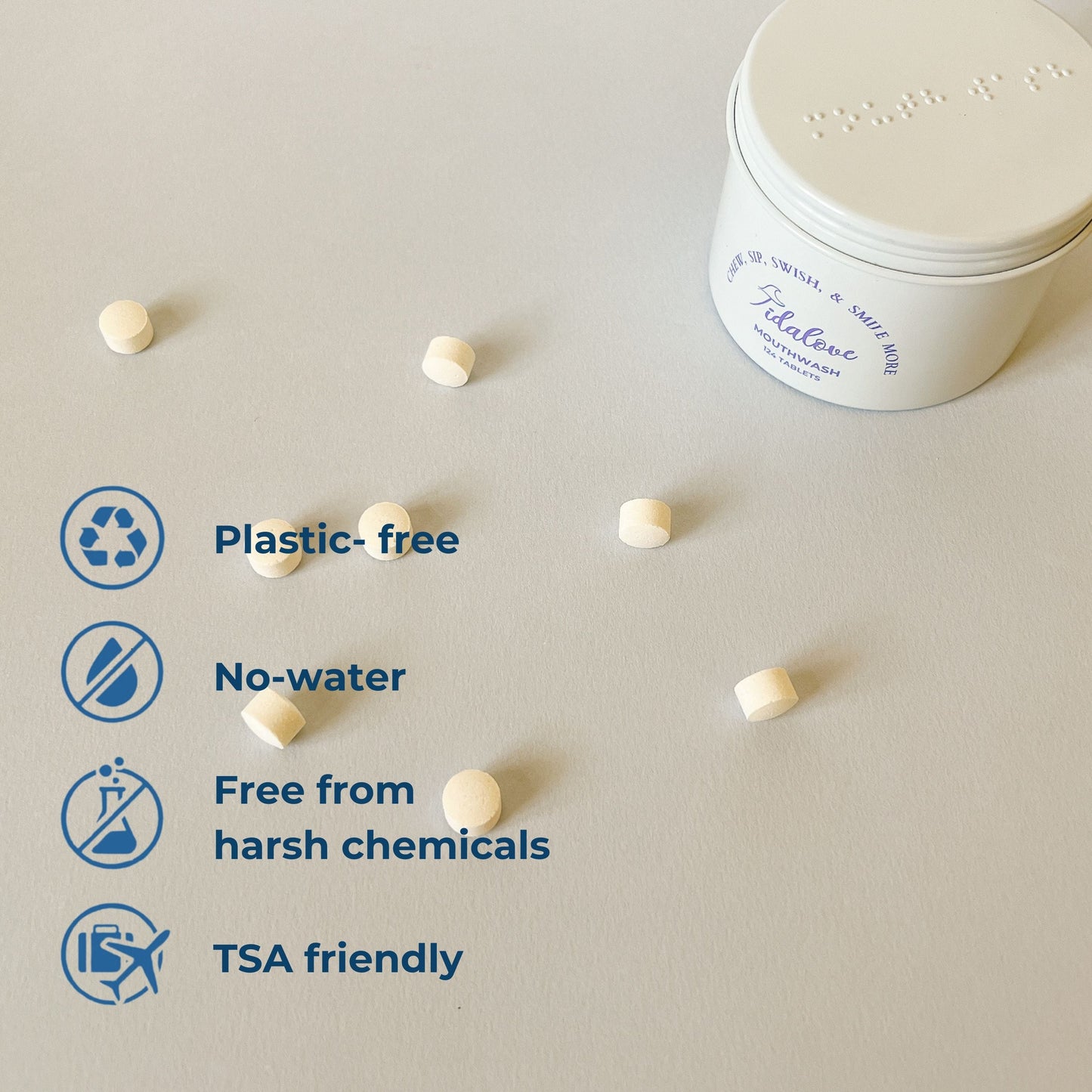 Mouthwash Tablets Tidalove