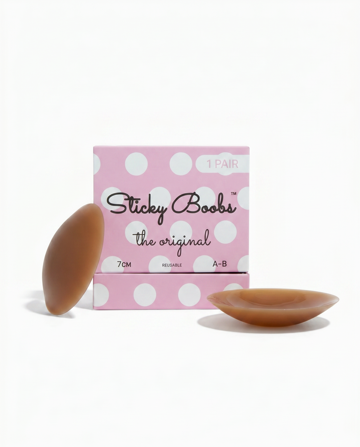 The Original Sticky Boobs – Adhesive Silicone Nipple Covers Sticky Boobs