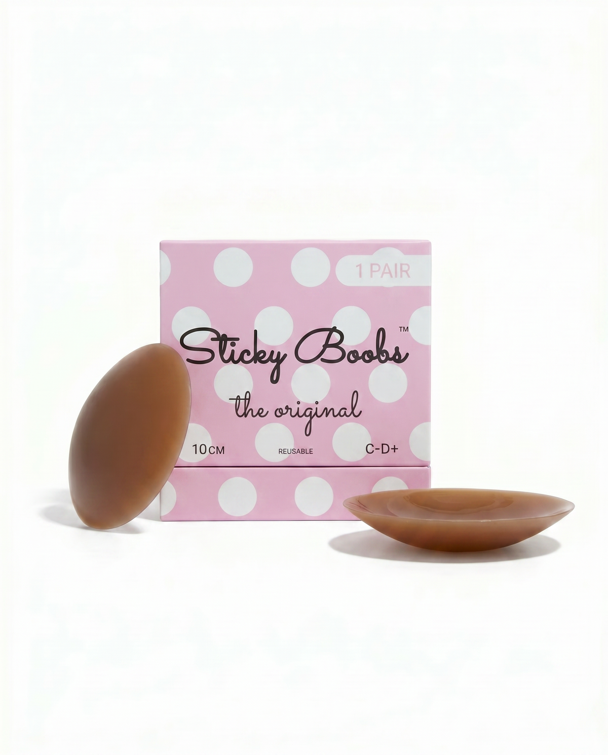 The Original Sticky Boobs – Adhesive Silicone Nipple Covers Sticky Boobs