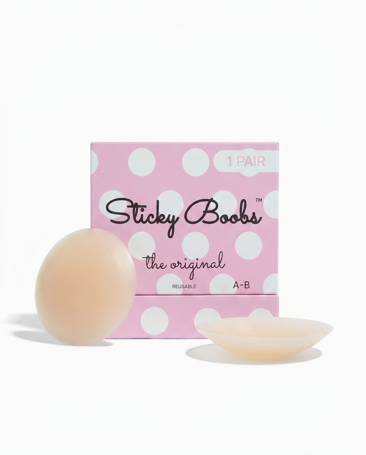The Original Sticky Boobs – Adhesive Silicone Nipple Covers Sticky Boobs