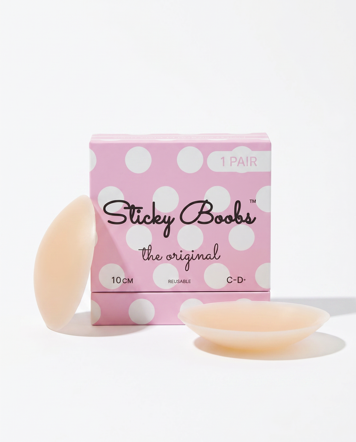 The Original Sticky Boobs – Adhesive Silicone Nipple Covers Sticky Boobs