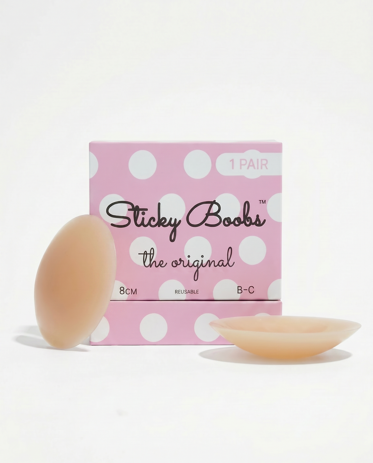 The Original Sticky Boobs – Adhesive Silicone Nipple Covers Sticky Boobs