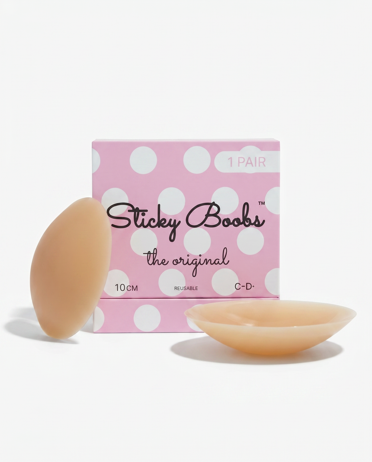 The Original Sticky Boobs – Adhesive Silicone Nipple Covers Sticky Boobs