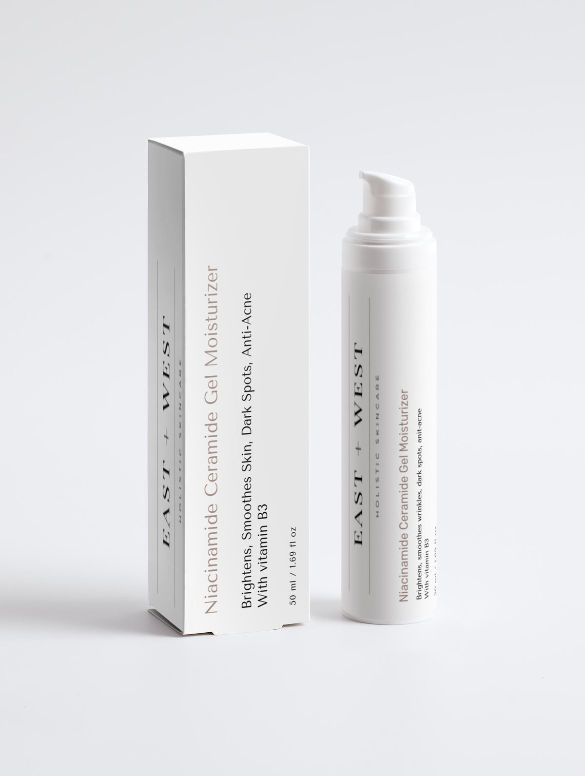 Niacinamide Ceramide Gel Moisturizer East + West Holistic Skin Care
