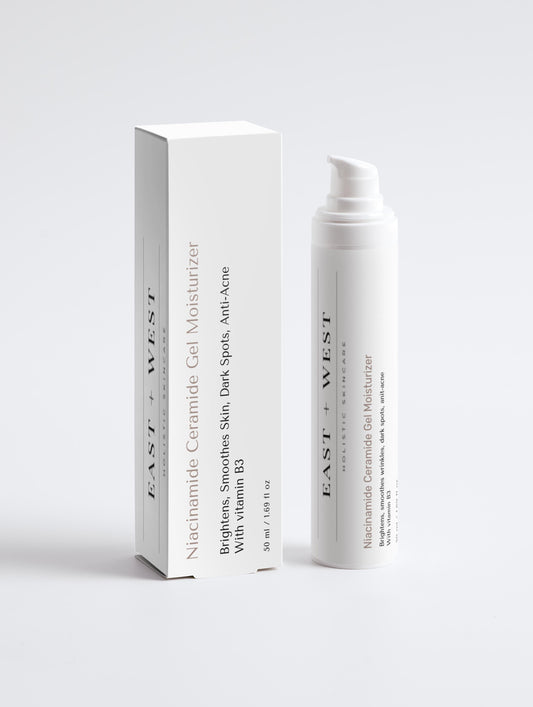 Niacinamide Ceramide Gel Moisturizer East + West Holistic Skin Care