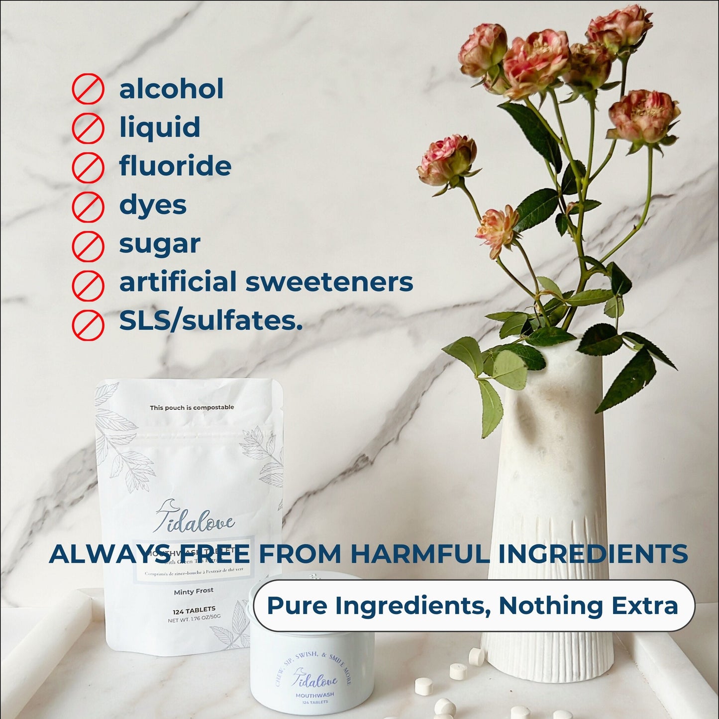 Mouthwash Tablets Tidalove