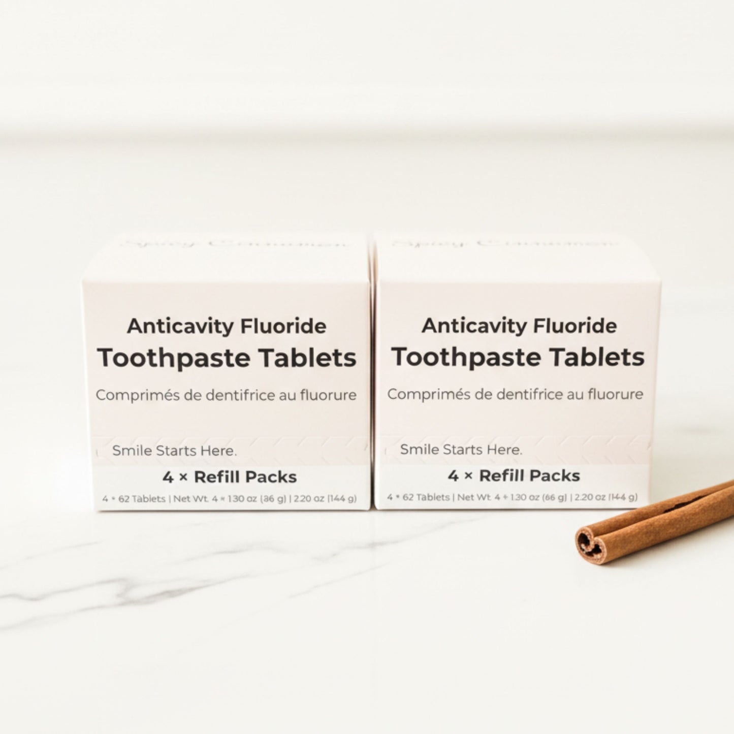 Fluoride Cinnamon Toothpaste Tablets — 4 Months Tidalove