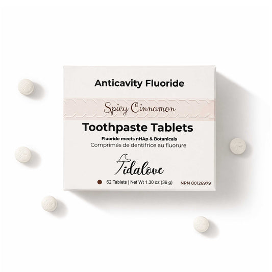 Fluoride Cinnamon Toothpaste Tablets — 1 Month Tidalove