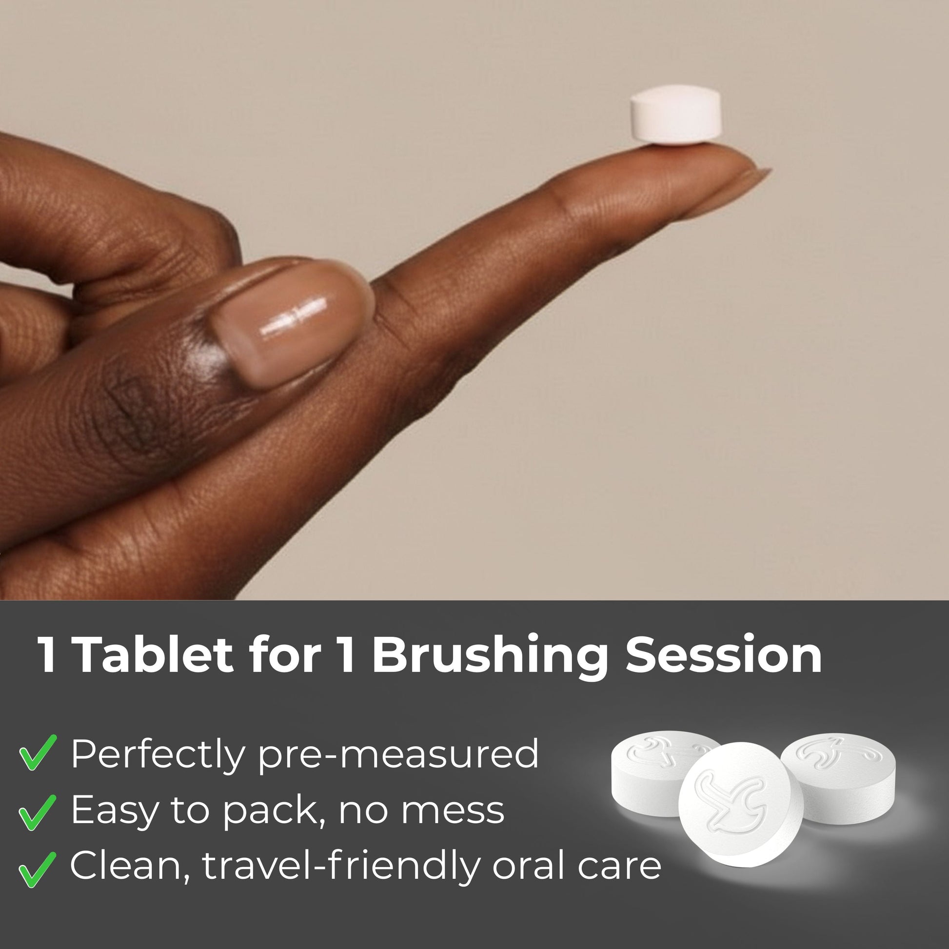 Fluoride Yuzu Mint Toothpaste Tablets — 1 Month Tidalove