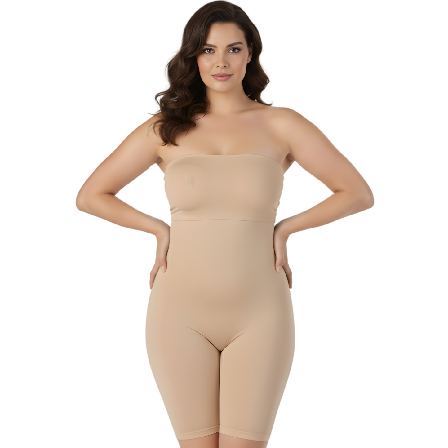 InstantFigure Strapless Bandeau Bodyshorts open gusset WBS011 InstantFigure INC