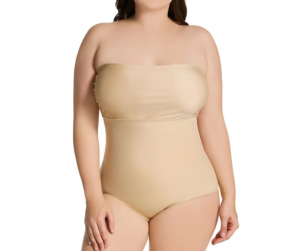 Plus Size InstantFigure Bandeau Brief Bodysuit Shapewear WBS012C InstantFigure INC