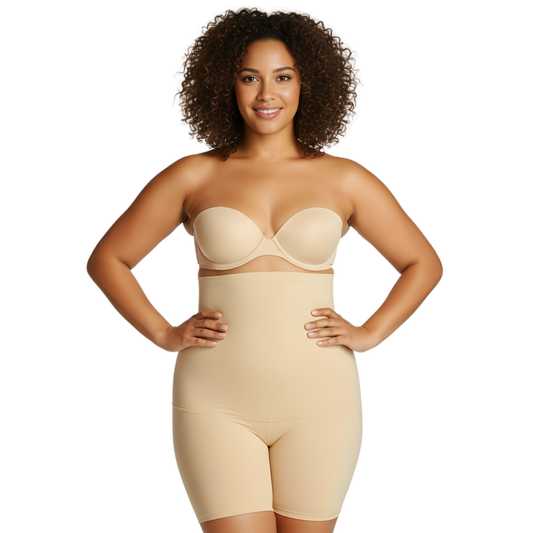 InstantFigure Hi-Waist Shorts Plus Size Shapewear WSH4171C InstantFigure INC